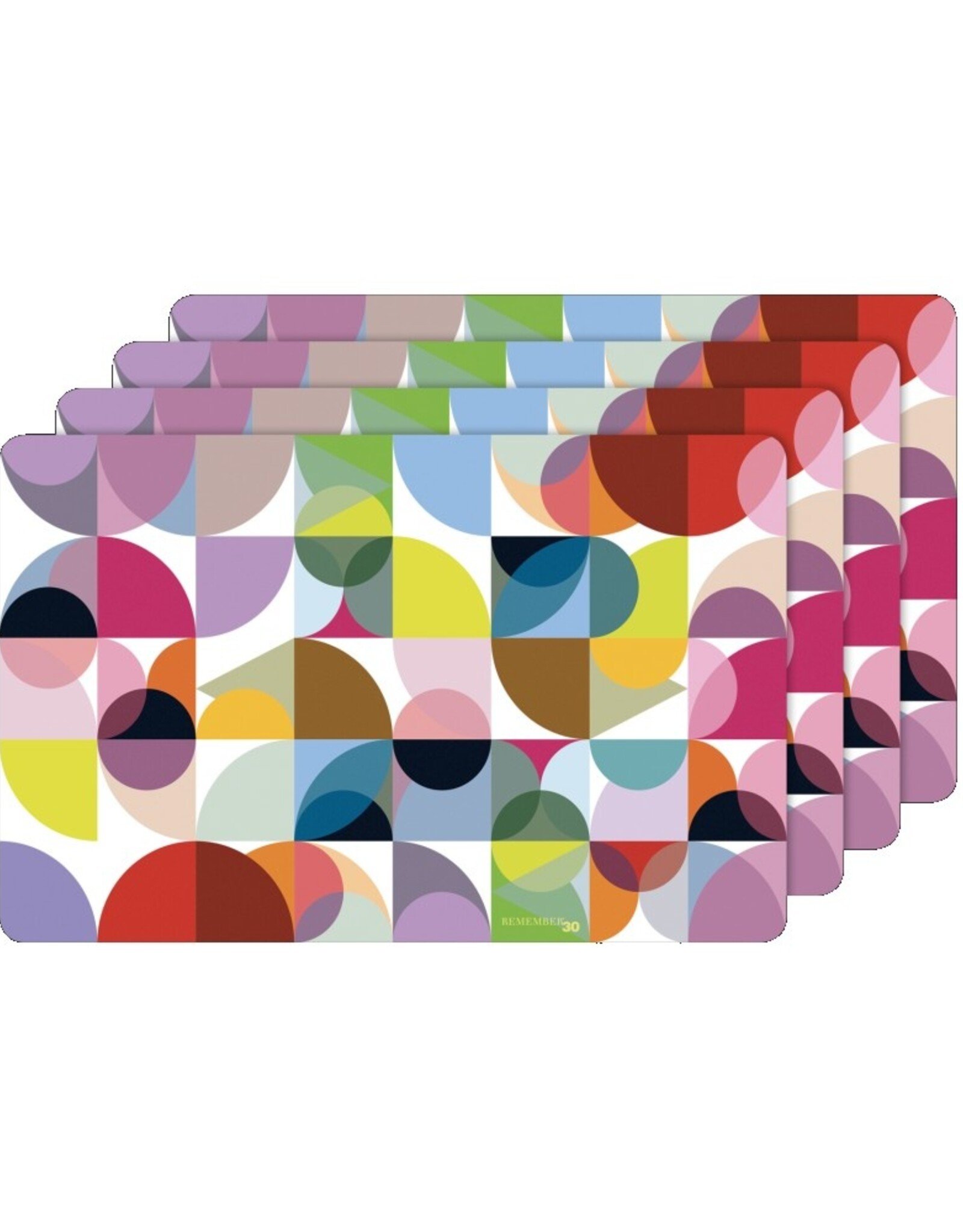 Remember Placemats Remember 30 Solena set van 4