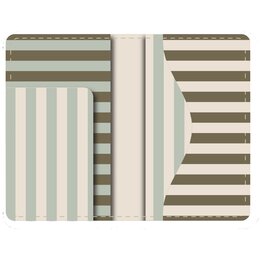 Vacavaliente Paspoorthoes Stripes Nile Green