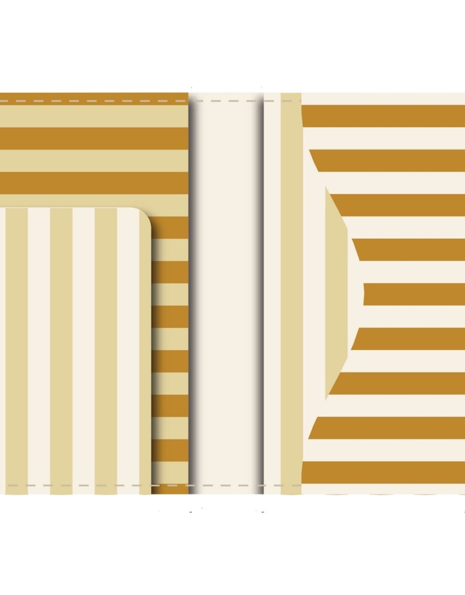 Vacavaliente Paspoorthoes Stripes Vanilla