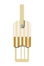 Vacavaliente Kofferlabel Stripes Vanilla