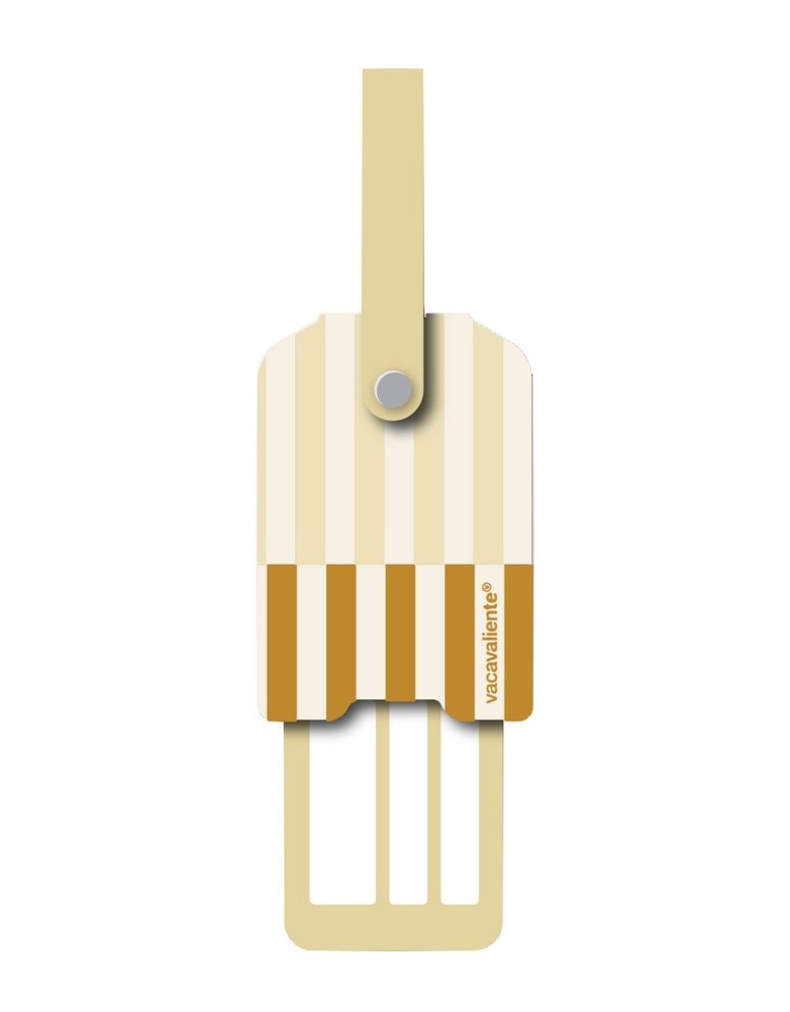 Vacavaliente Kofferlabel Stripes Vanilla