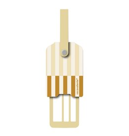 Vacavaliente Kofferlabel Stripes Vanilla