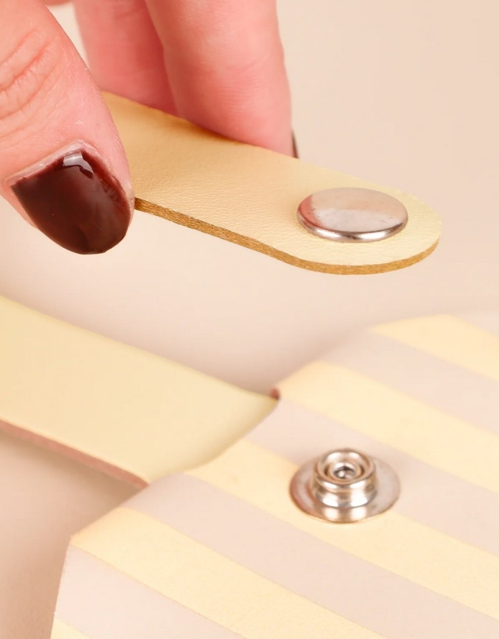 Vacavaliente Kofferlabel Stripes Vanilla