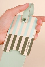 Vacavaliente Kofferlabel Stripes Nile Green