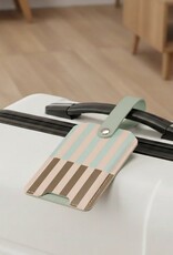 Vacavaliente Kofferlabel Stripes Nile Green