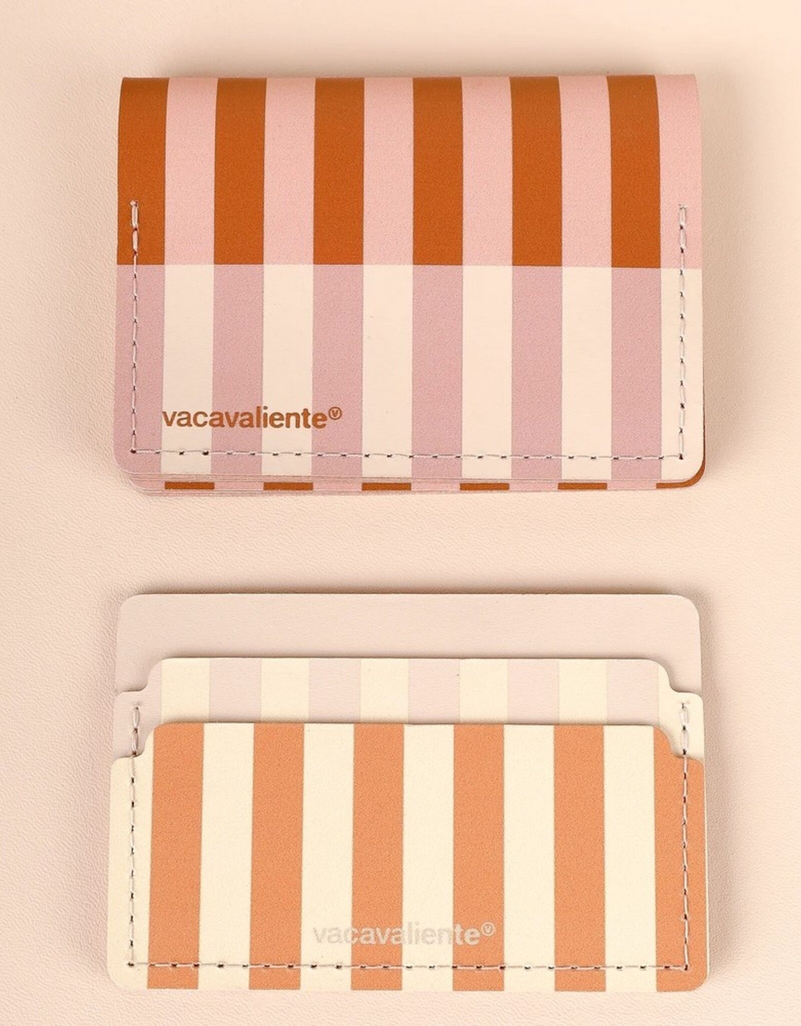 Vacavaliente Kaarthouder Stripes Vanilla