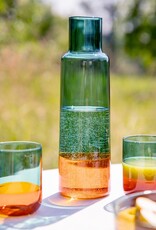 Remember Glazen Amber Set van 2