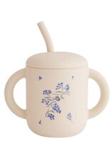 Mushie Drinkbeker met rietje Lilac Flowers