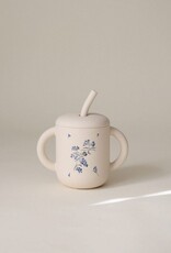 Mushie Drinkbeker met rietje Lilac Flowers
