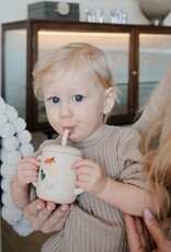 Mushie Drinkbeker met rietje Dino