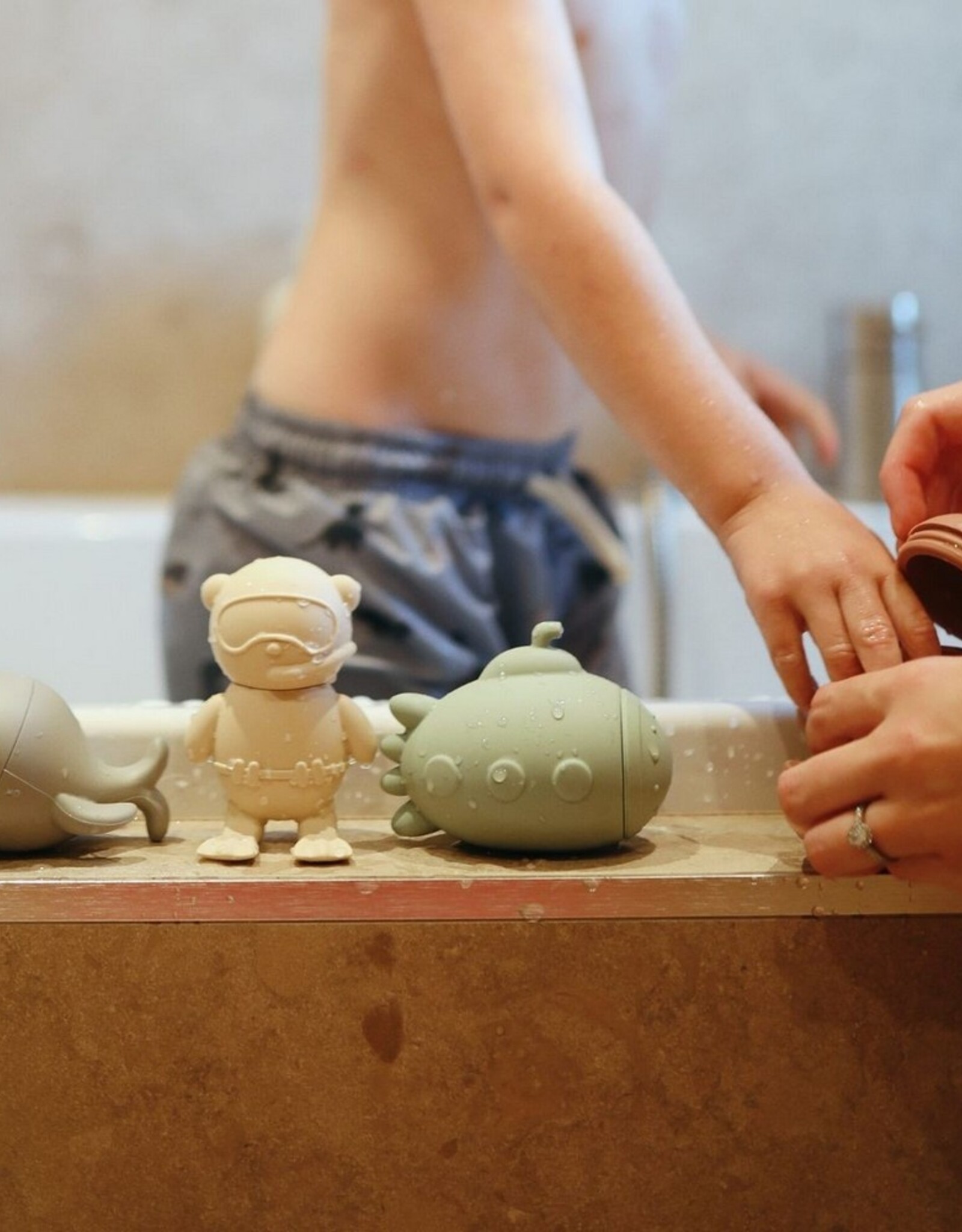 Mushie Badspeelset Sealife 4 stuks