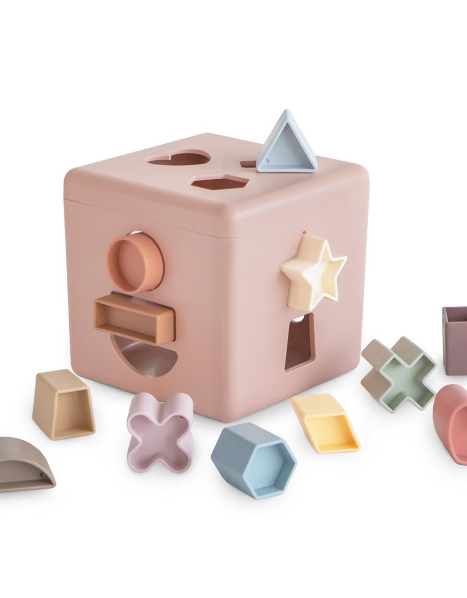 Mushie Vorm Sorteerdoos Pastel