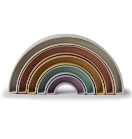 Mushie Stapelspeelgoed Rainbow Tropical