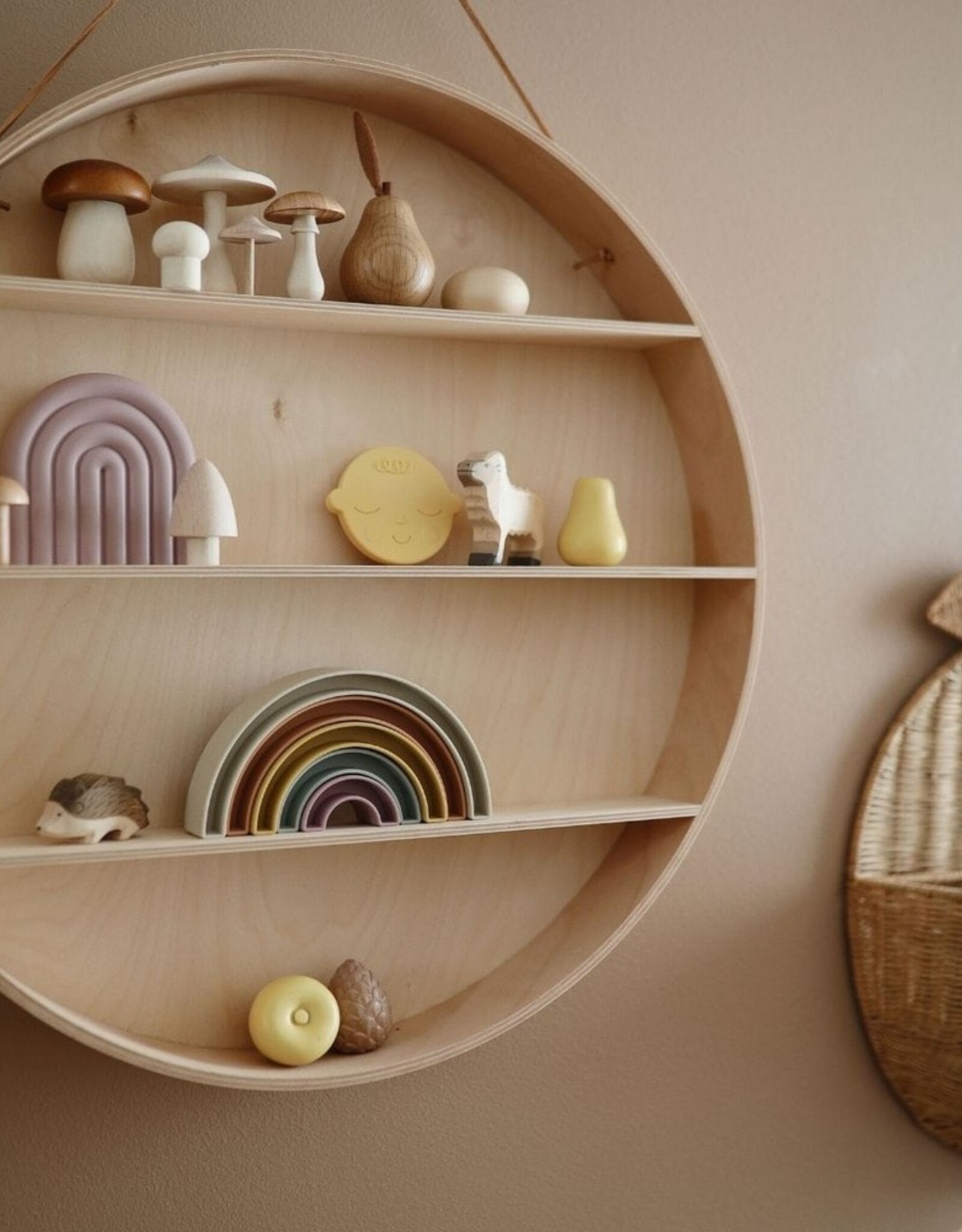 Mushie Stapelspeelgoed Rainbow Tropical