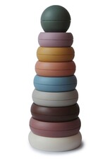 Mushie Stapeltoren met ringen Rustic