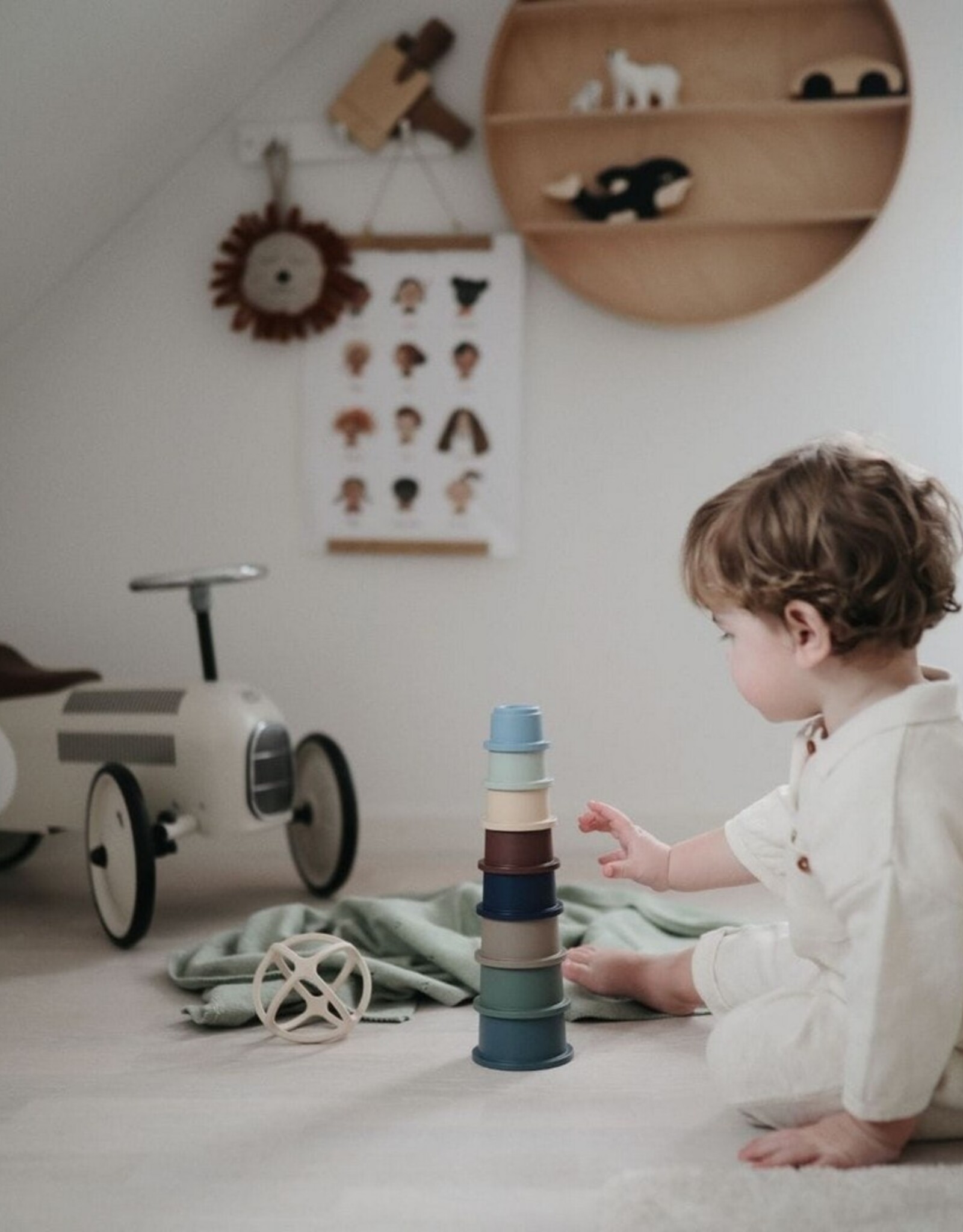 Mushie Stapeltoren Cups Forest