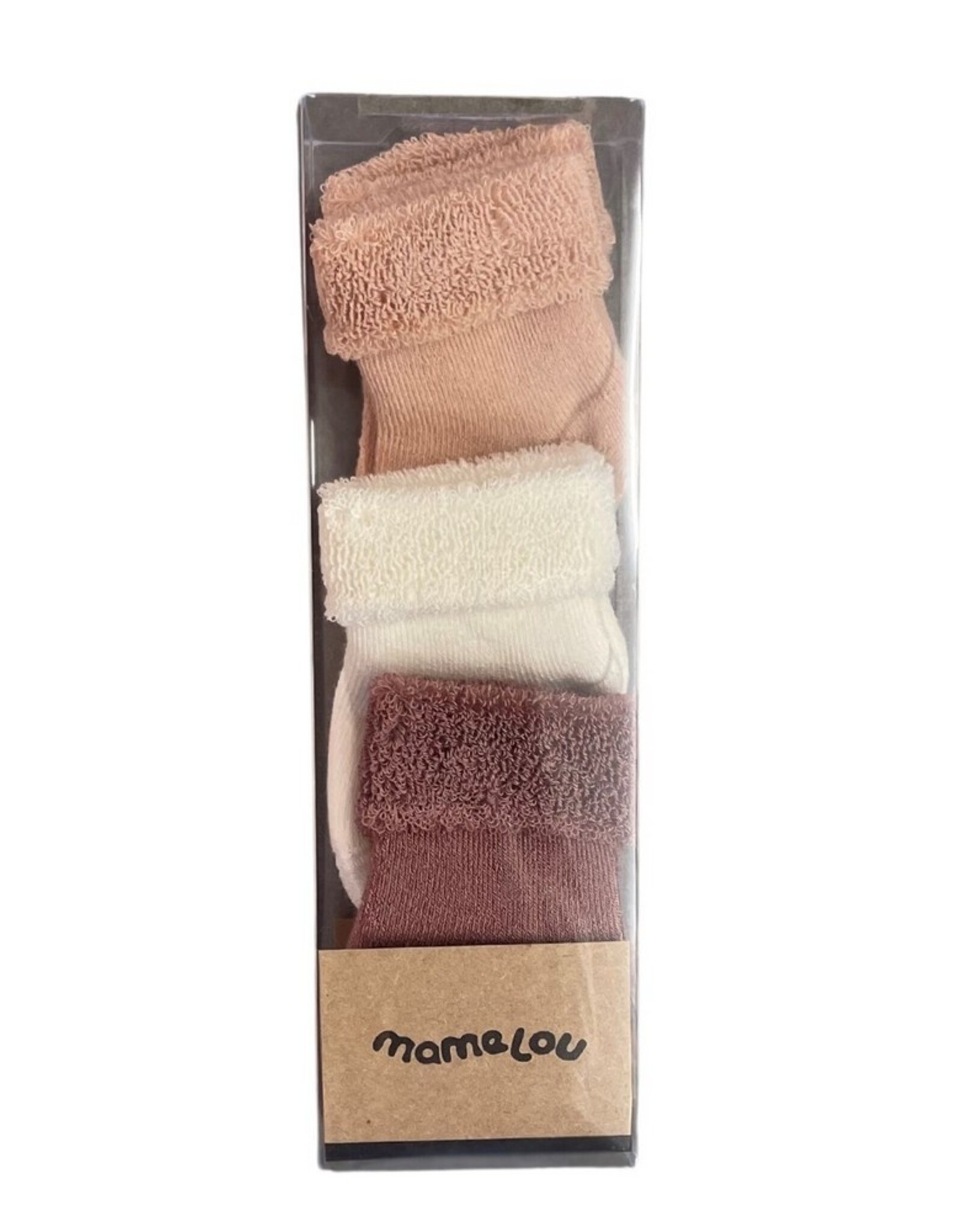 Mamelou Sokjes 3 paar Blush