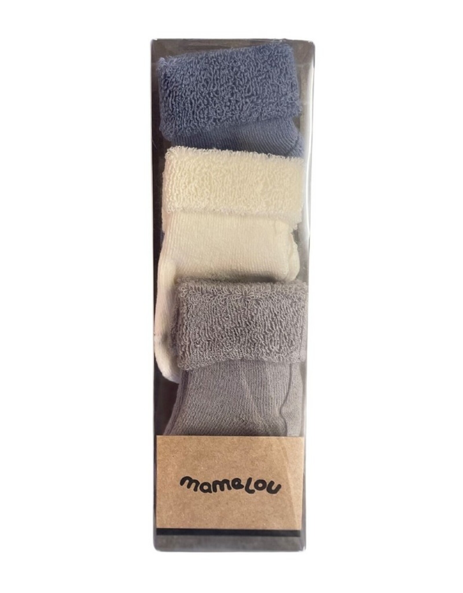Mamelou Sokjes 3 paar Grey