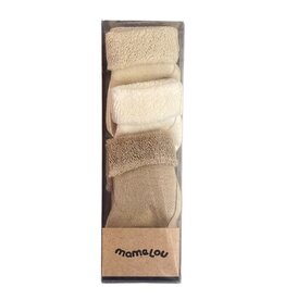 Mamelou Sokjes 3 paar Natural