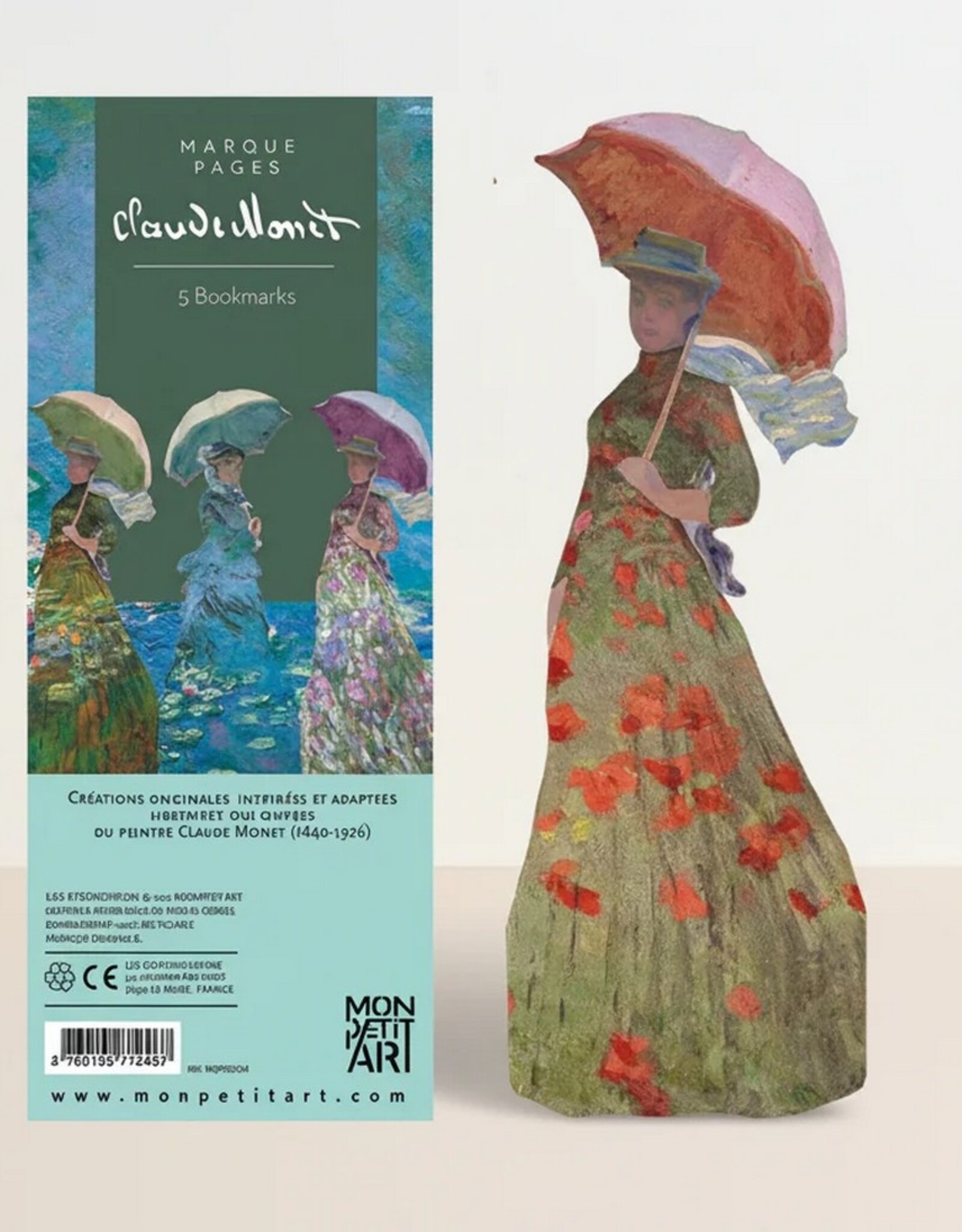 Mon Petit Art Boekenlegger 5 stuks Monet