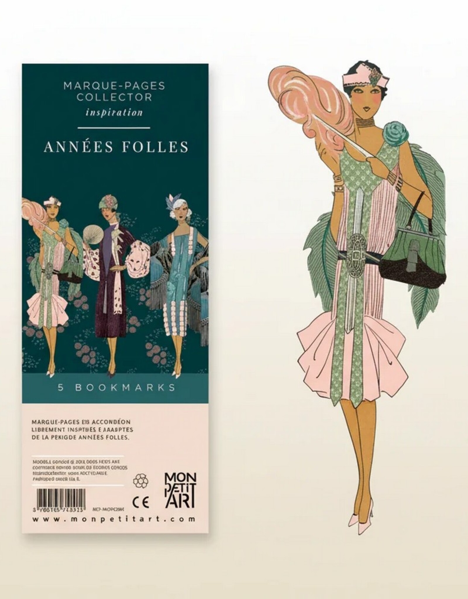 Mon Petit Art Boekenlegger 5 stuks Mucha