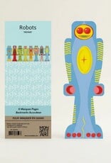 Mon Petit Art Boekenlegger 8 stuks Robots