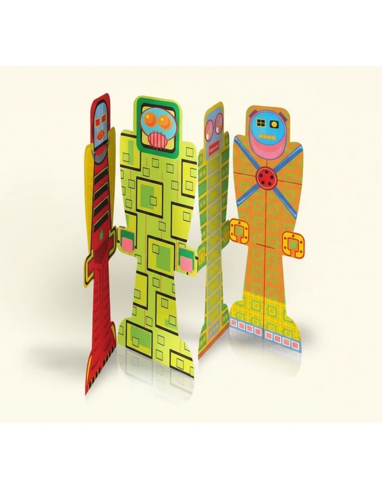 Mon Petit Art Boekenlegger 8 stuks Robots