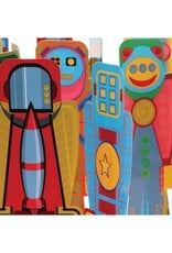 Mon Petit Art Boekenlegger 8 stuks Robots