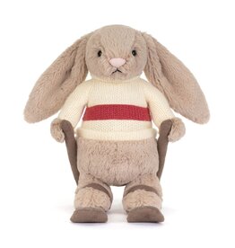 Jellycat Knuffel Bashful Bunny Gold Medal Ski Outfit