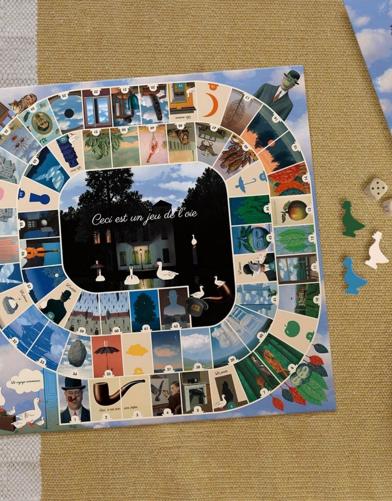 Mon Petit Art Ganzenbord Magritte