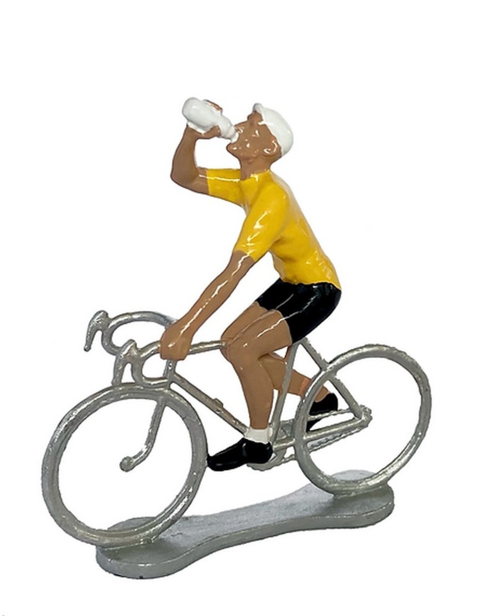 Bernard & Eddy Wielrenner Gele Trui Drinker