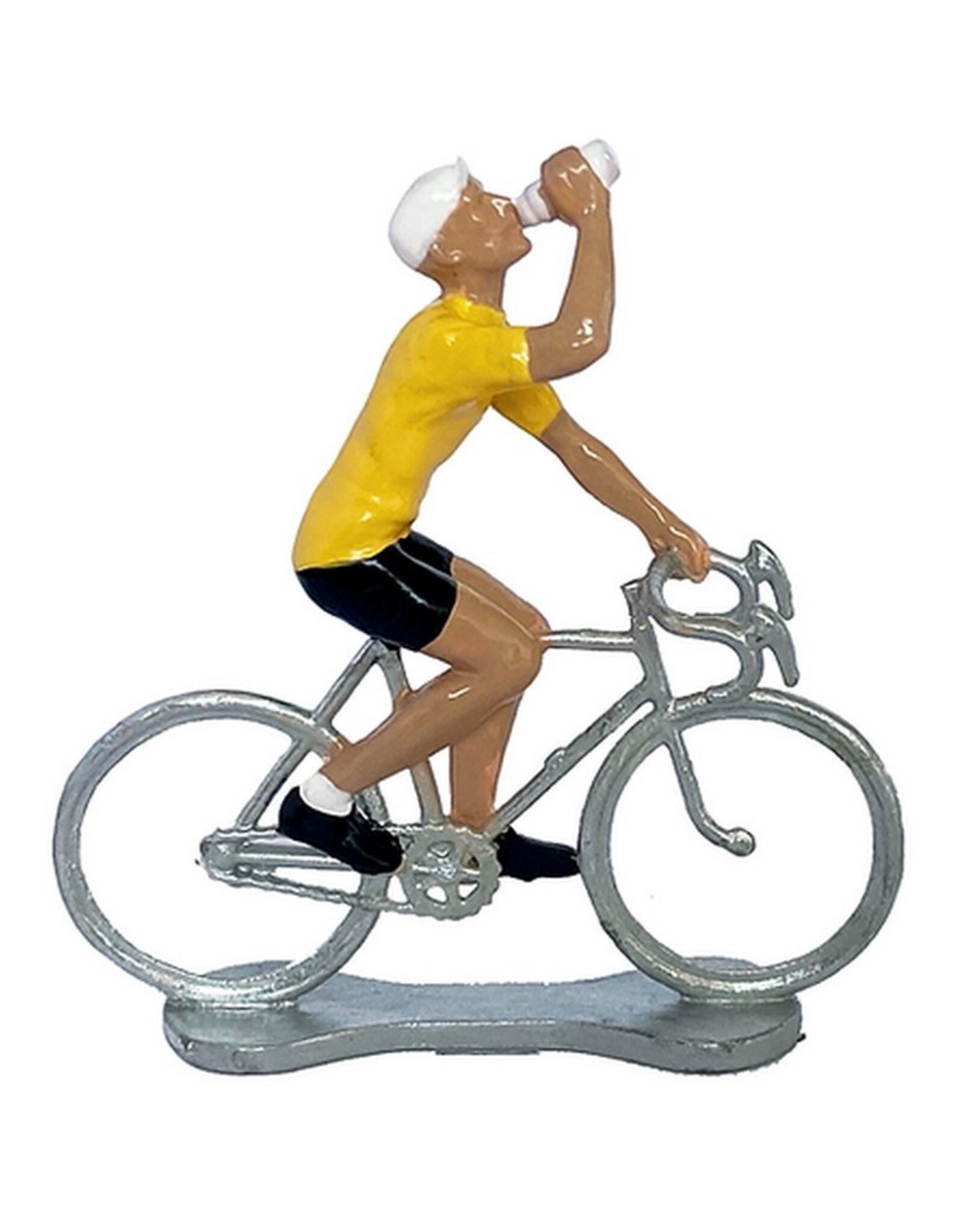 Bernard & Eddy Wielrenner Gele Trui Drinker