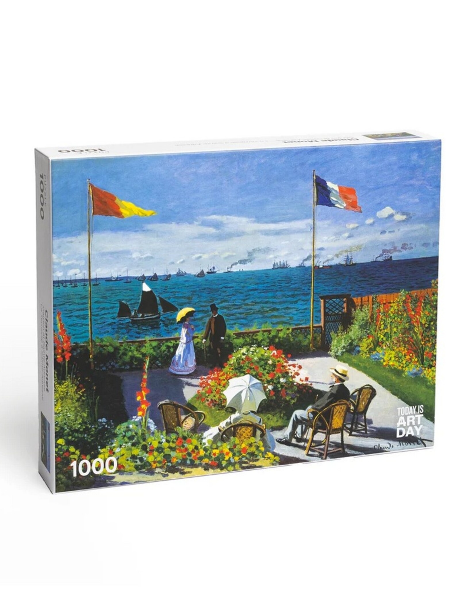 Today Is Art Day Puzzel Claude Monet Garden at Sainte-Adresse 1000 stukjes