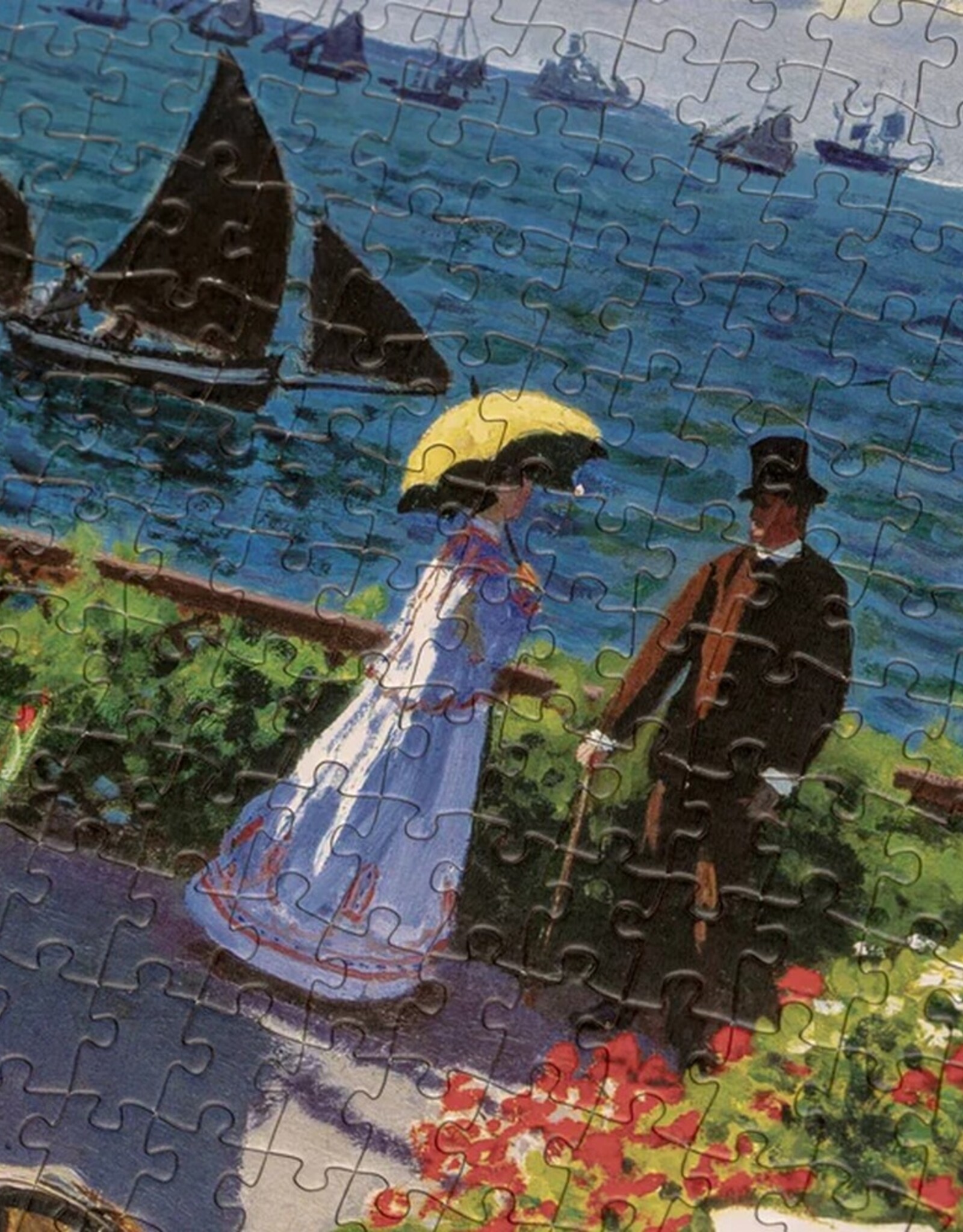 Today Is Art Day Puzzel Claude Monet Garden at Sainte-Adresse 1000 stukjes