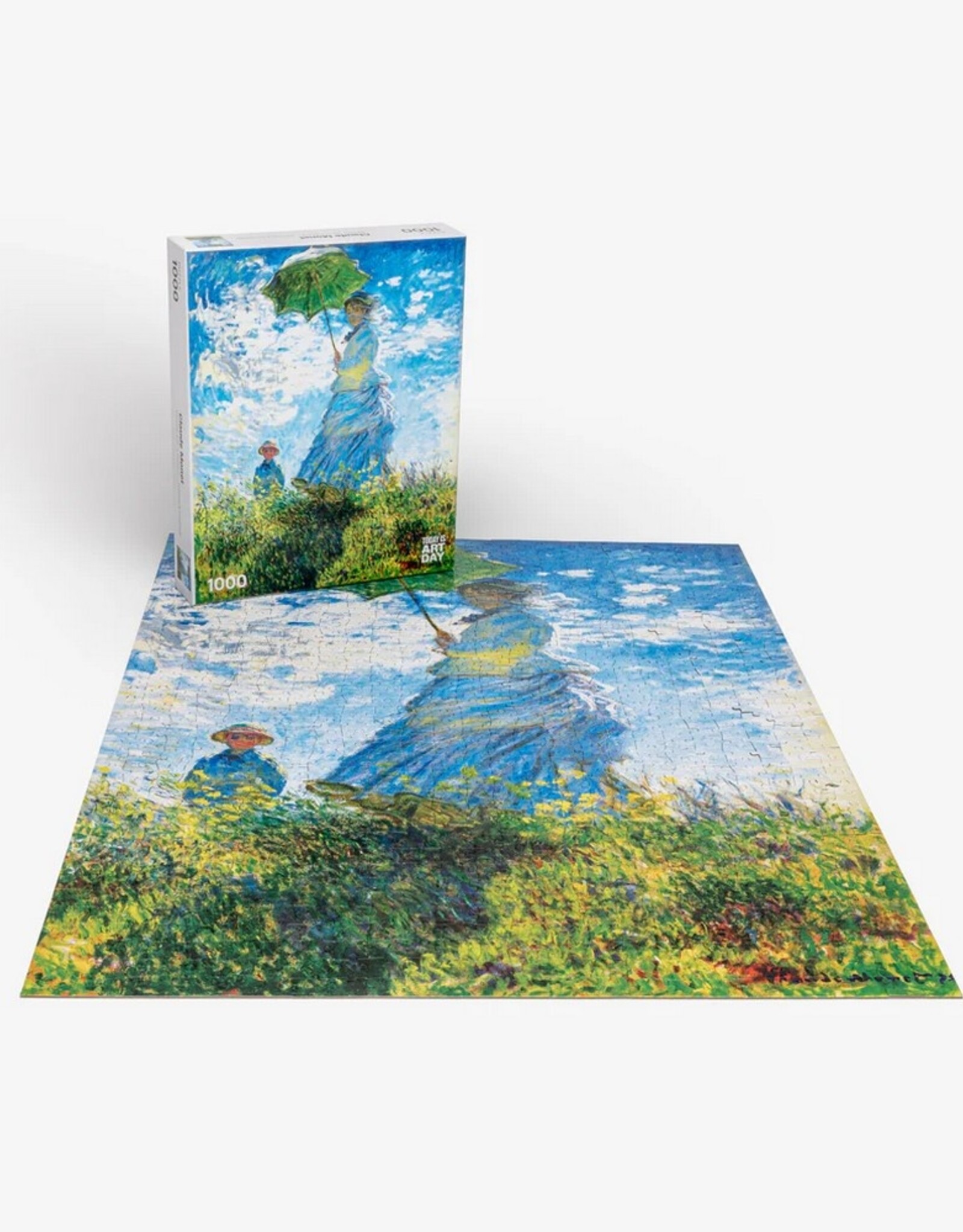 Today Is Art Day Puzzel Claude Monet Woman with a Parasol 1000 stukjes