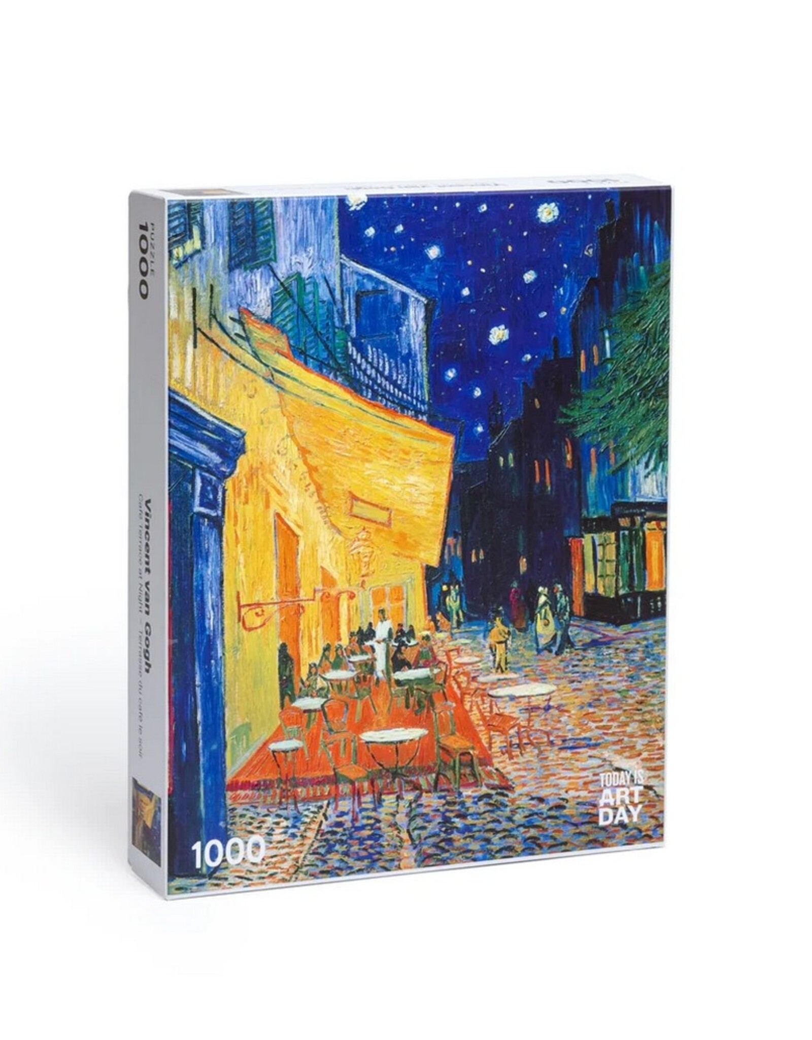 Today Is Art Day Puzzel Van Gogh Cafe Terrace at Night 1000 stukjes
