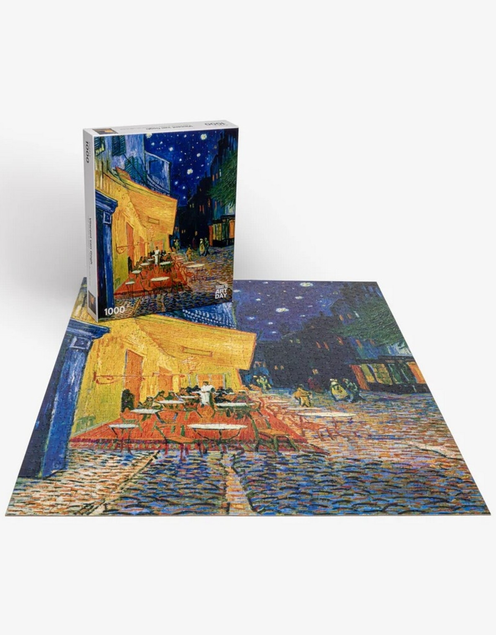 Today Is Art Day Puzzel Van Gogh Cafe Terrace at Night 1000 stukjes