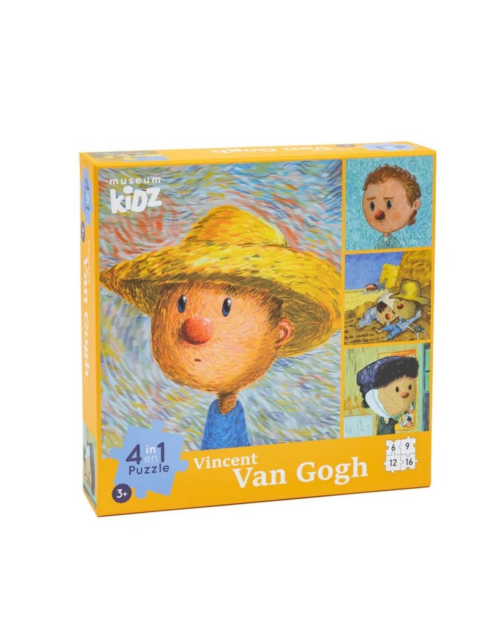 Today Is Art Day Puzzel Museum Kidz Van Gogh 4in1