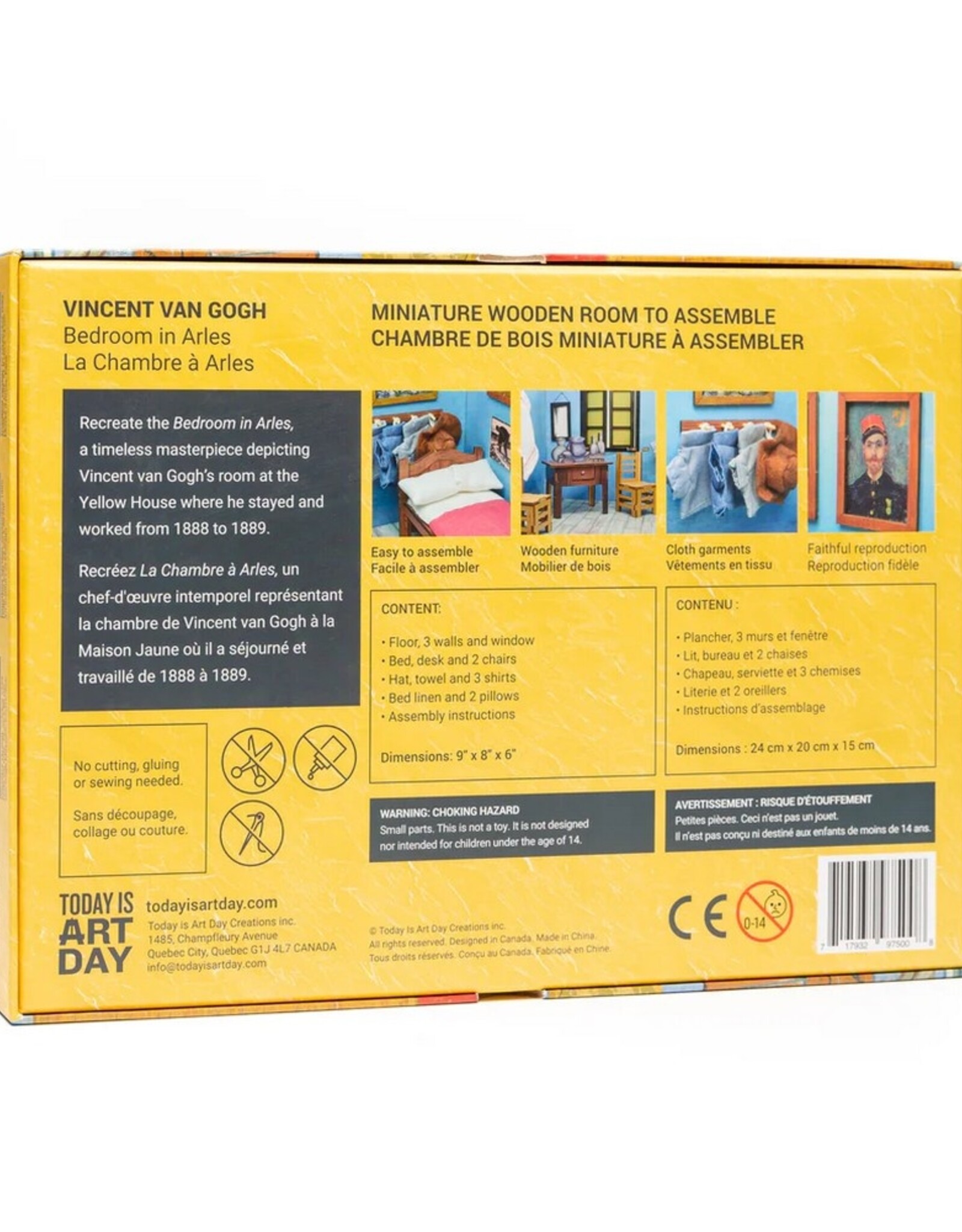 Today Is Art Day Miniature Room Van Gogh Bedroom in Arles