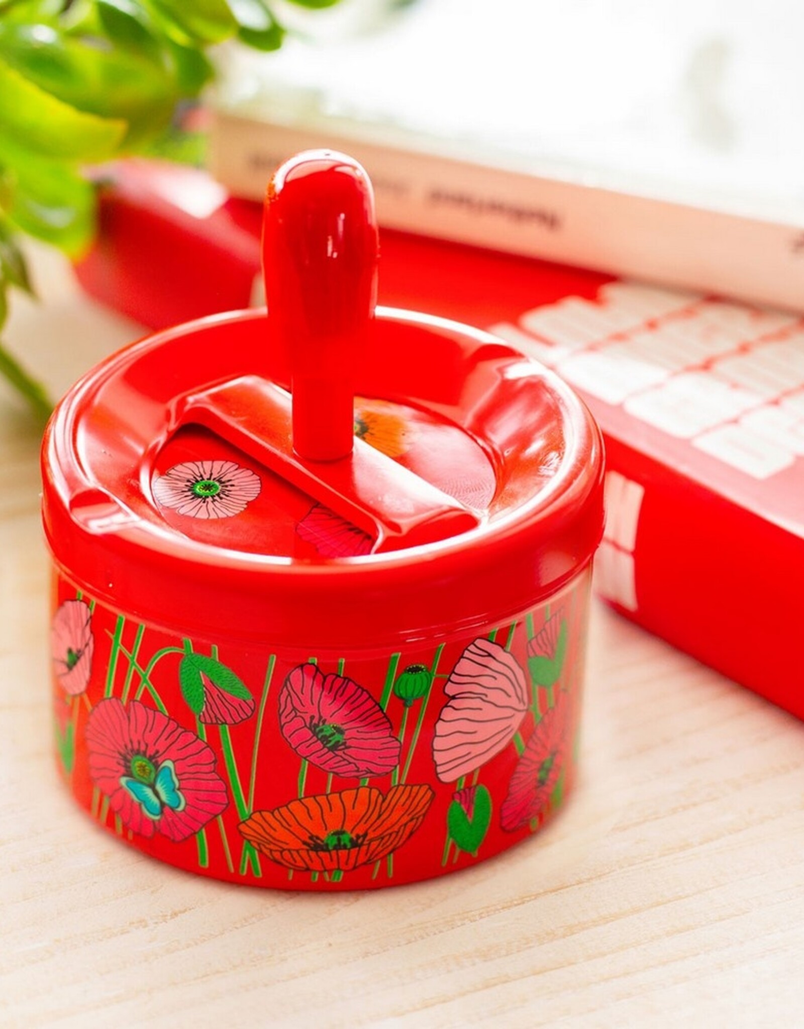 Pylones Asbak met drukknop Poppy
