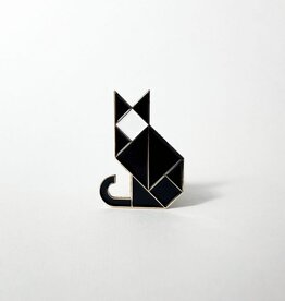Michael Barnaart Broche Kat Zwart