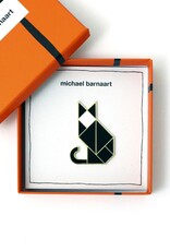 Michael Barnaart Broche Kat Zwart