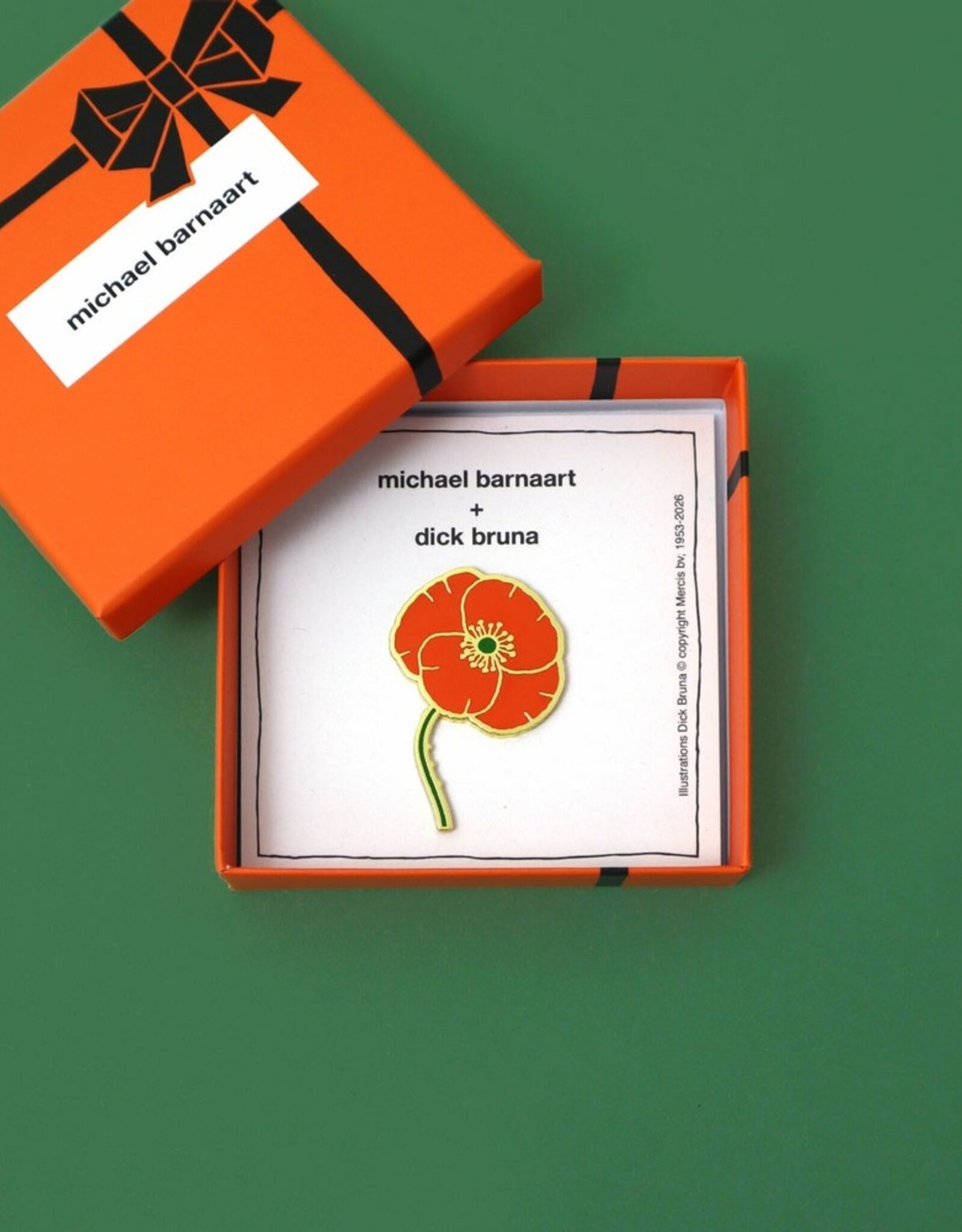 Michael Barnaart Broche Poppy