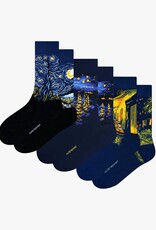 Kunstsokken Sokken Van Gogh 3-pack 41-46