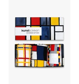 Kunstsokken Sokken Mondriaan 3-pack 41-46
