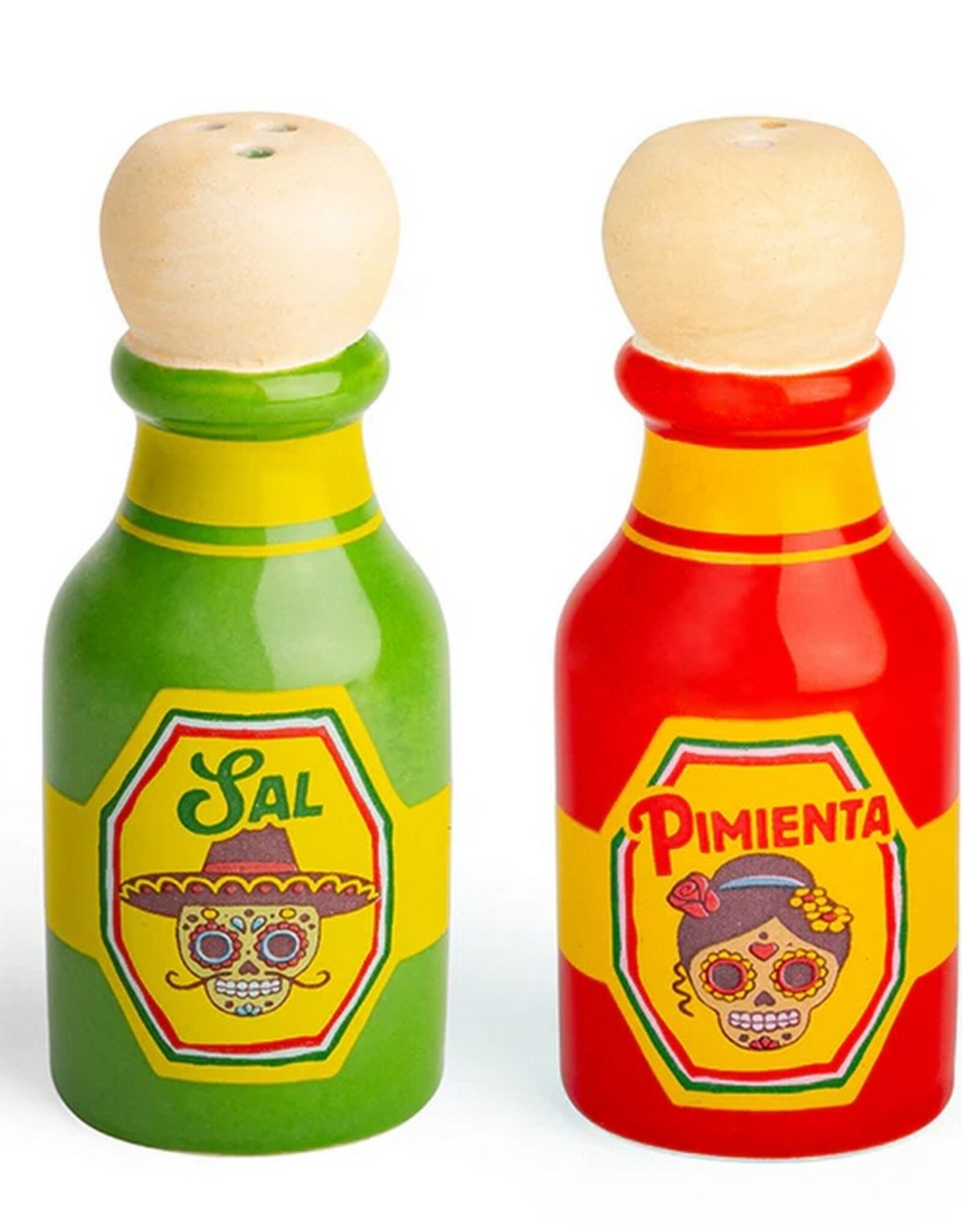 Kikkerland Peper- en zoutstel Hot Sauce