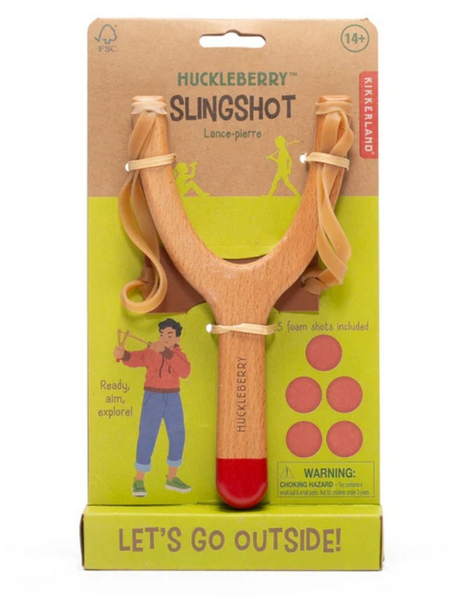 Kikkerland Huckleberry Slingshot