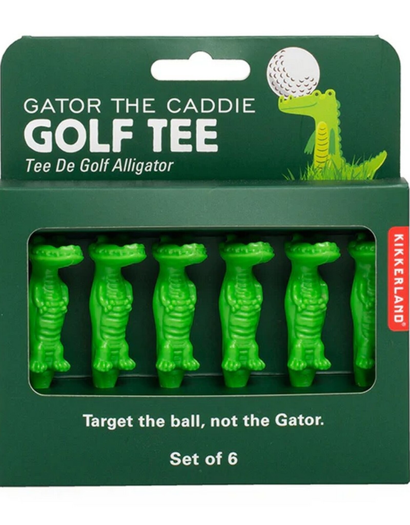 Kikkerland Golf Tee Gator the Caddie