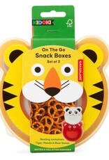 Kikkerland Snack Boxes on the go Set van 3