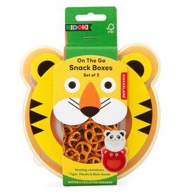 Kikkerland Snack Boxes on the go Set van 3